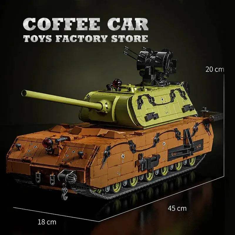 MOC Military Tank Lego Compatible Building Blocks Set 2558 Pieces - ToylandEU
