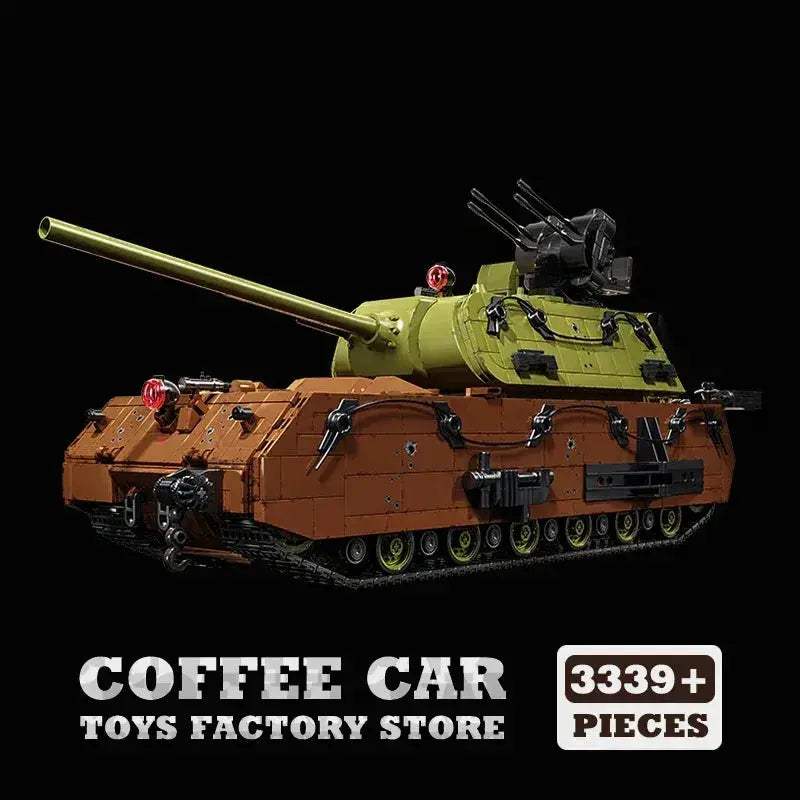 MOC Military Tank Lego Compatible Building Blocks Set 2558 Pieces - ToylandEU