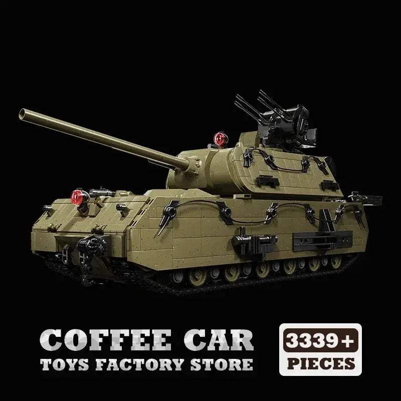 MOC Military Tank Lego Compatible Building Blocks Set 2558 Pieces - ToylandEU