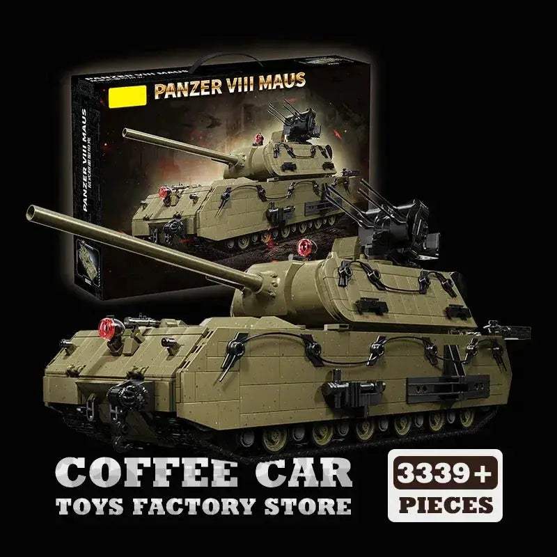 MOC Military Tank Lego Compatible Building Blocks Set 2558 Pieces - ToylandEU
