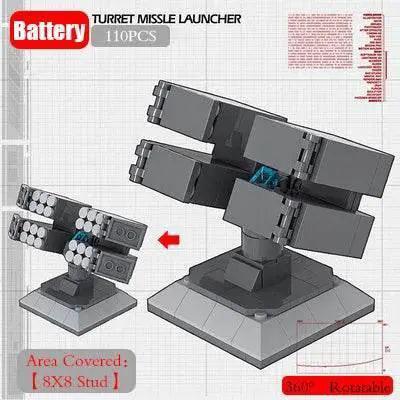  MOC Military Weapons Missile Model Building Blocks Supply Container -  ToylandEU™
