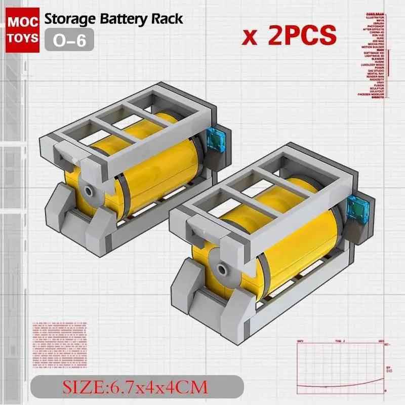  MOC Military Weapons Missile Model Building Blocks Supply Container -  ToylandEU™