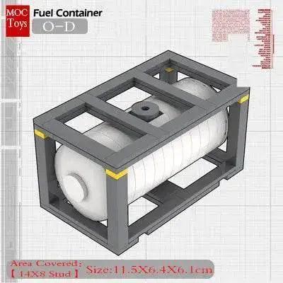  MOC Military Weapons Missile Model Building Blocks Supply Container -  ToylandEU™