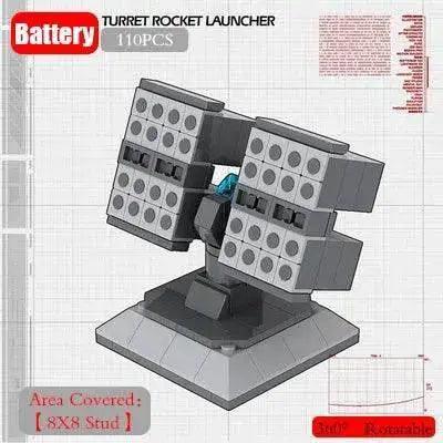  MOC Military Weapons Missile Model Building Blocks Supply Container -  ToylandEU™