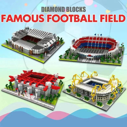  MOC Mini Famous Architecture Football Field Building Blocks Toys -  ToylandEU™
