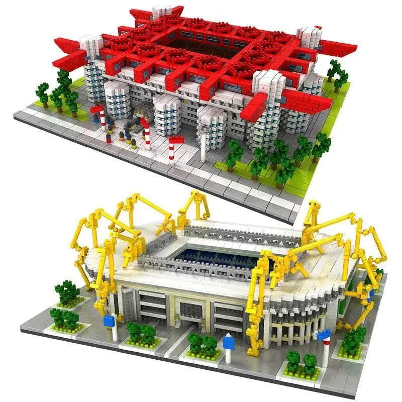  MOC Mini Famous Architecture Football Field Building Blocks Toys -  ToylandEU™