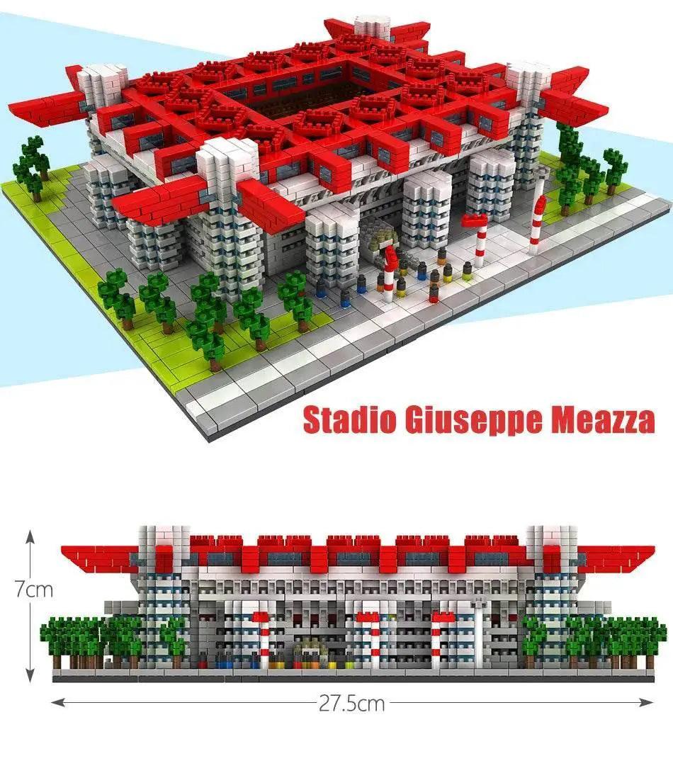  MOC Mini Famous Architecture Football Field Building Blocks Toys -  ToylandEU™