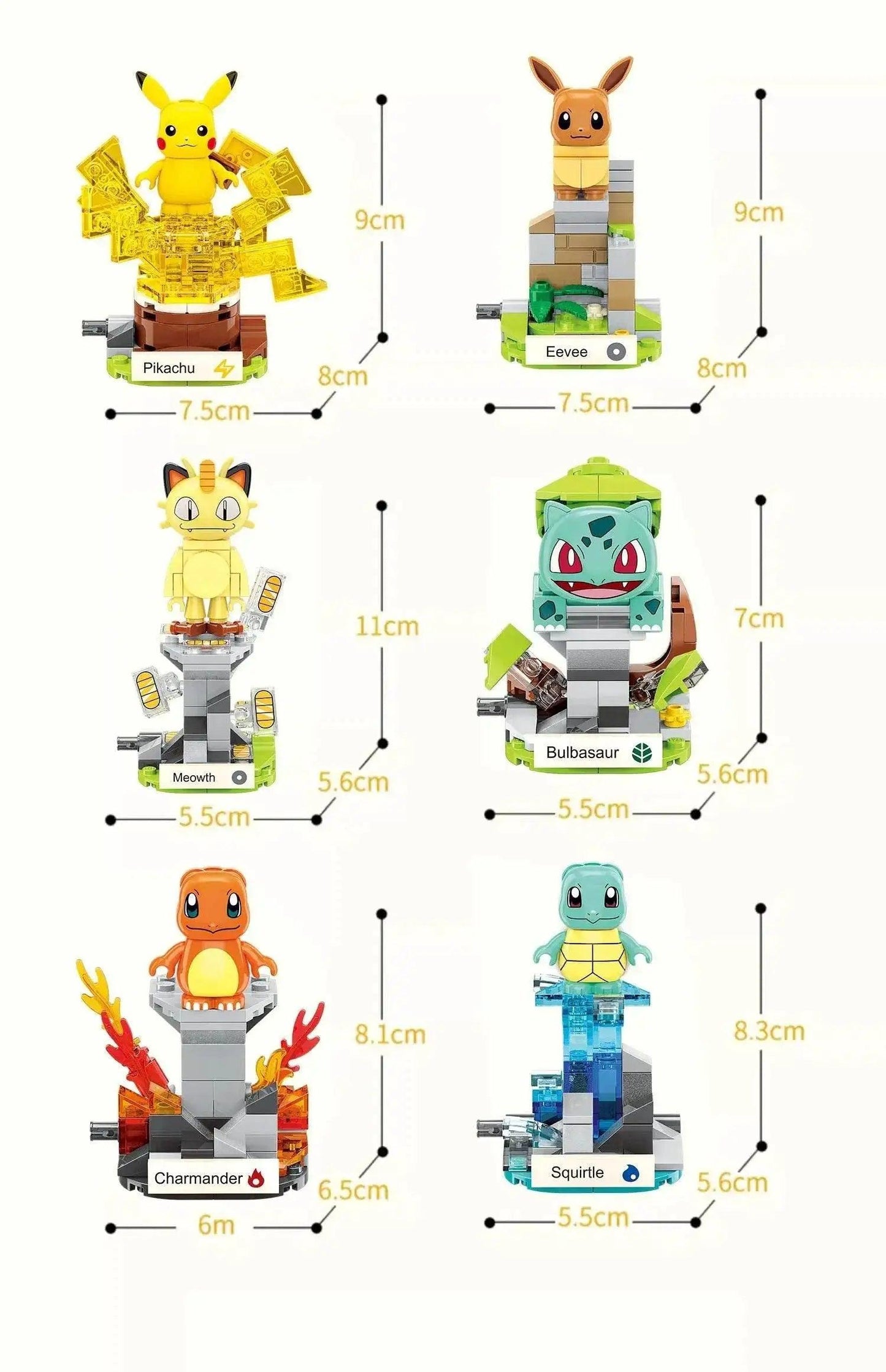  MOC Mini Pikachu Claw Crane Building Blocks Gift Toy -  ToylandEU™