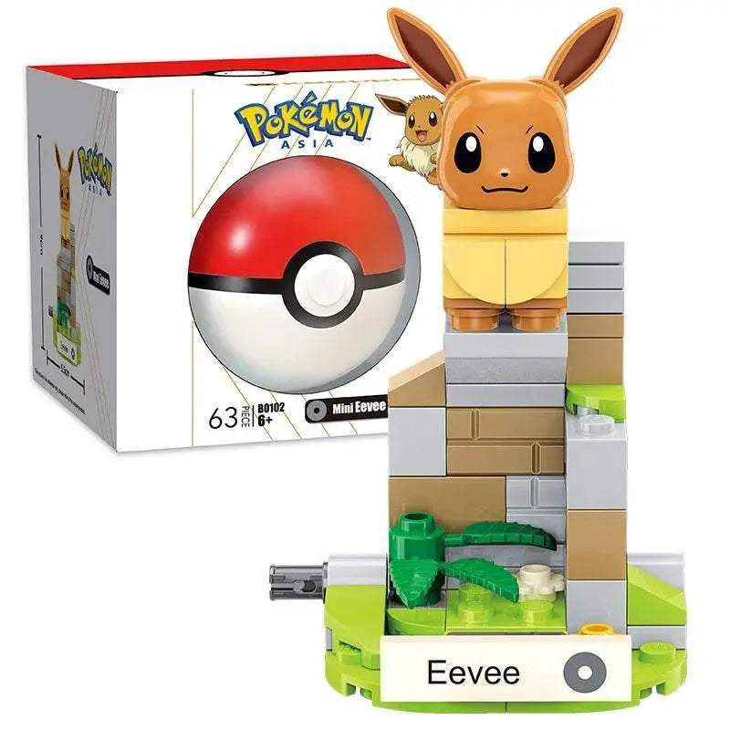 Mini Pikachu Claw Crane Building Blocks Gift Toy - ToylandEU