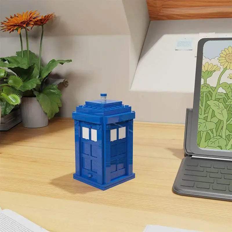 Moc Doctored Whoed Blue Phone Booth Building Blocks Toys - ToylandEU