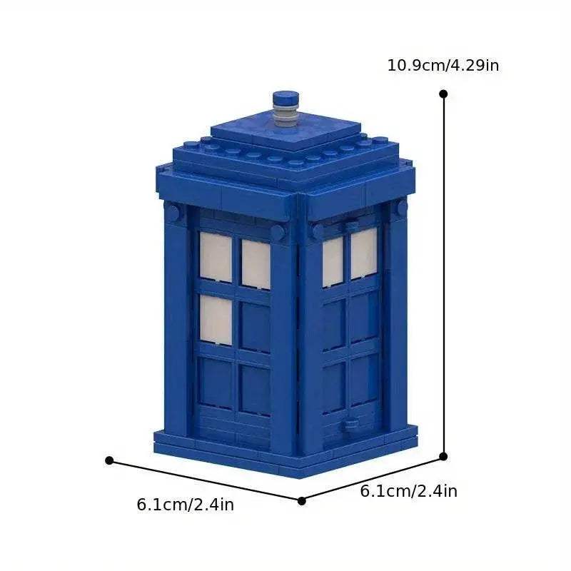 Moc Doctored Whoed Blue Phone Booth Building Blocks Toys - ToylandEU