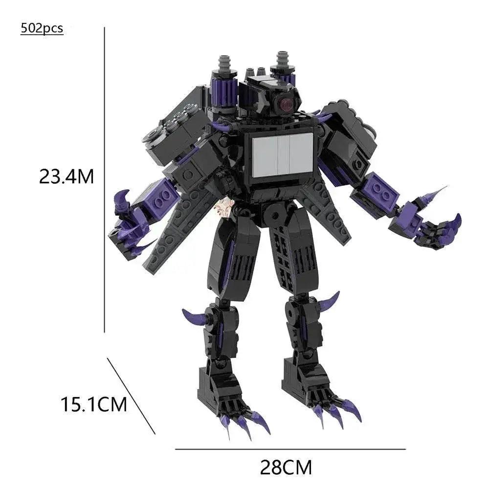  MOC Moc Skibidi Toilet Action Figures Building Blocks For Kids Building Bricks MOC -  ToylandEU™