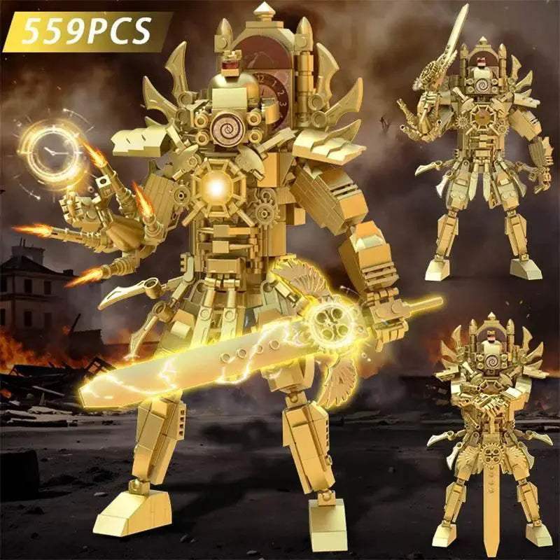 Moc Skibidi Toilet Action Figures Building Blocks For Kids Building Bricks MOC - ToylandEU