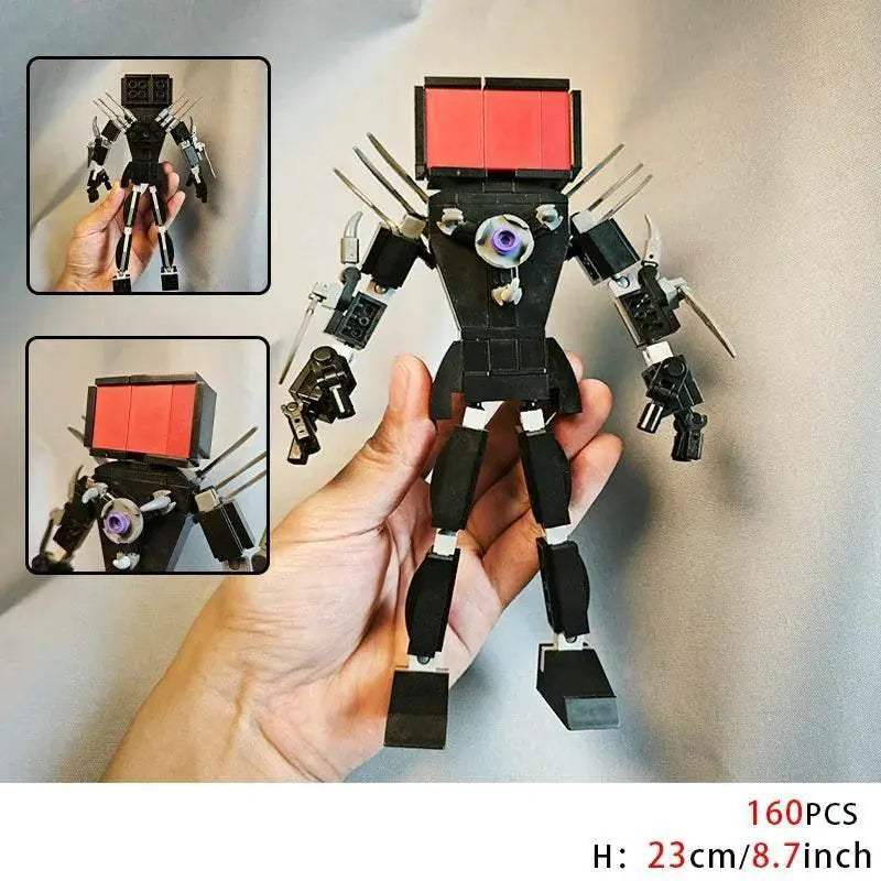 Moc Skibidi Toilet Action Figures Building Blocks For Kids Building Bricks MOC - ToylandEU