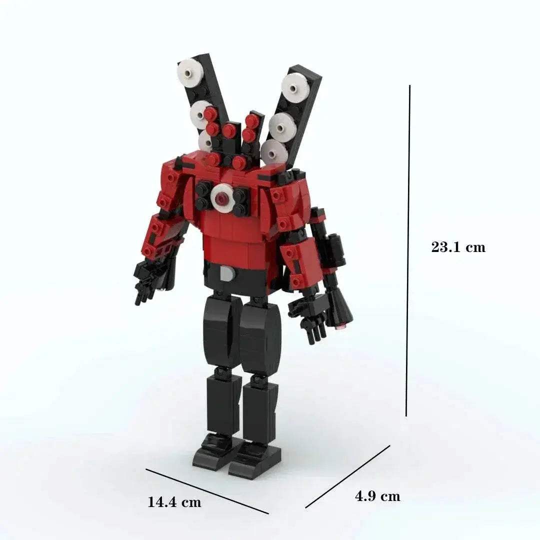 Moc Skibidi Toilet Action Figures Building Blocks For Kids Building Bricks MOC - ToylandEU