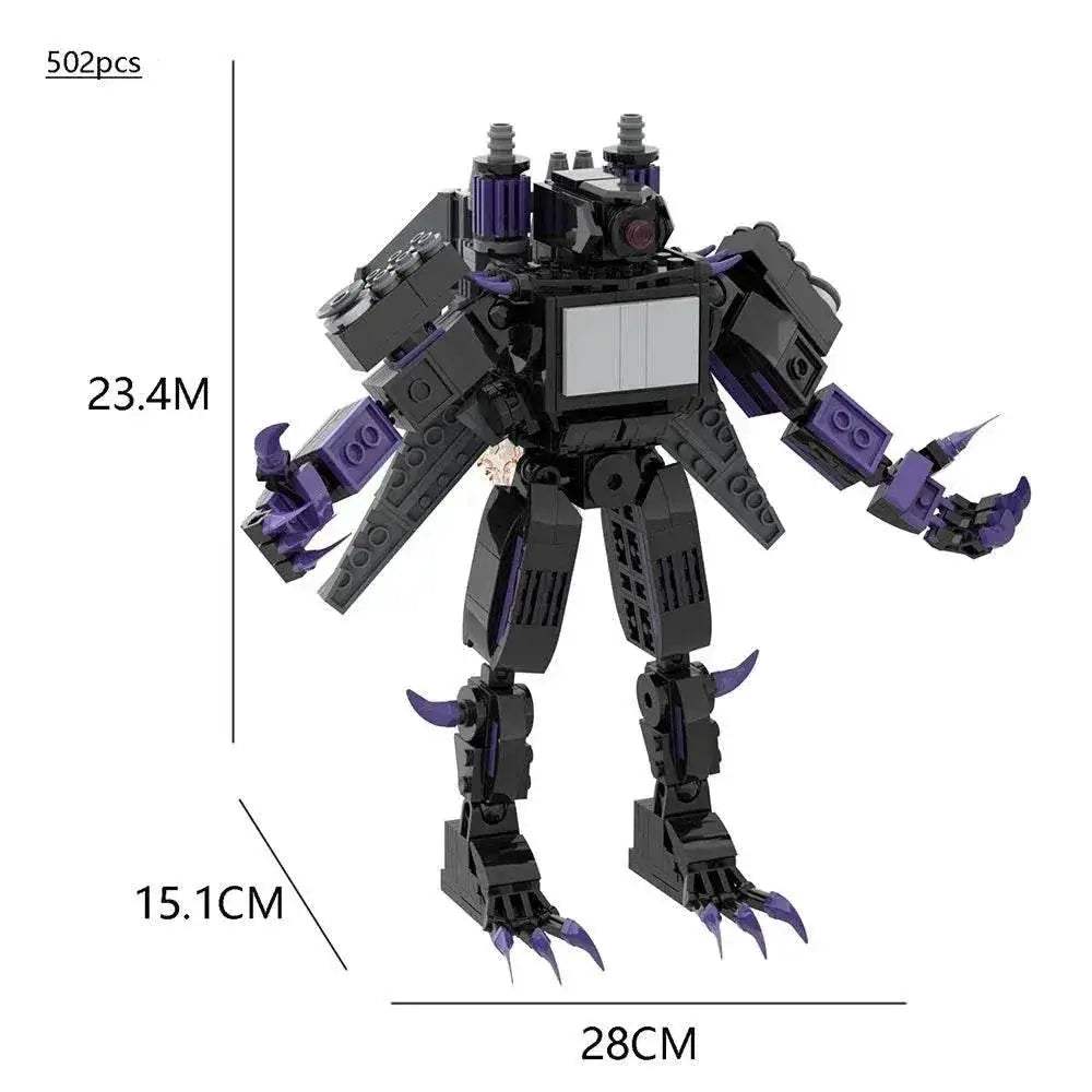 Moc Skibidi Toilet Action Figures Building Blocks For Kids Building Bricks MOC - ToylandEU
