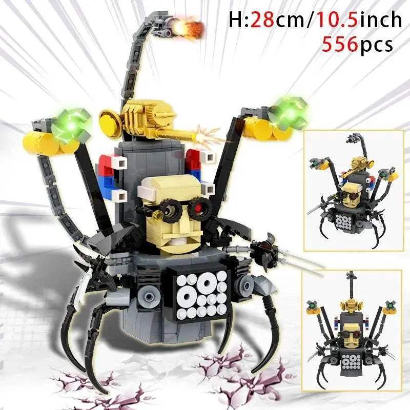 Moc Skibidi Toilet Action Figures Building Blocks For Kids Building Bricks MOC - ToylandEU