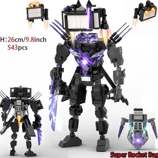  Moc Skibidi Toilet Action Figures Building Blocks Toys -  ToylandEU™