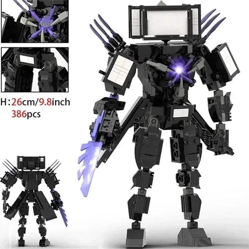 Moc Skibidi Toilet Action Figures Model Building Blocks Toys - ToylandEU