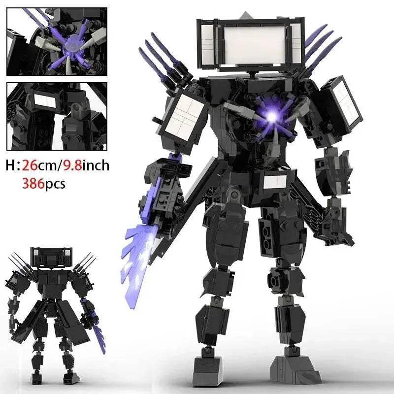 Moc Skibidi Toilet Action Figures Model Building Blocks Toys - ToylandEU