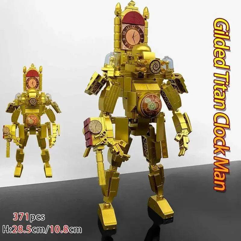 Moc Skibidi Toilet Action Figures Model Building Blocks Toys - ToylandEU