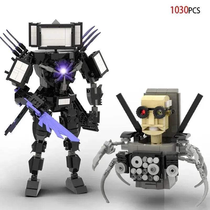 Moc Skibidi Toilet Action Figures Model Building Blocks Toys - ToylandEU