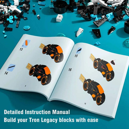 Moc Tron Motorcycle Building Blocks Lego Compatible Set - ToylandEU