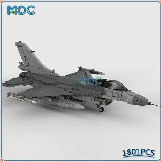  MOC Modern F-16C Block 50 Fighting Falcon MOC Building Blocks Building Bricks MOC -  ToylandEU™