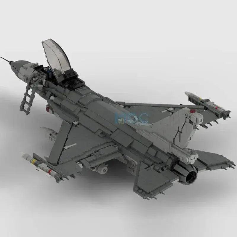  MOC Modern F-16C Block 50 Fighting Falcon MOC Building Blocks Building Bricks MOC -  ToylandEU™
