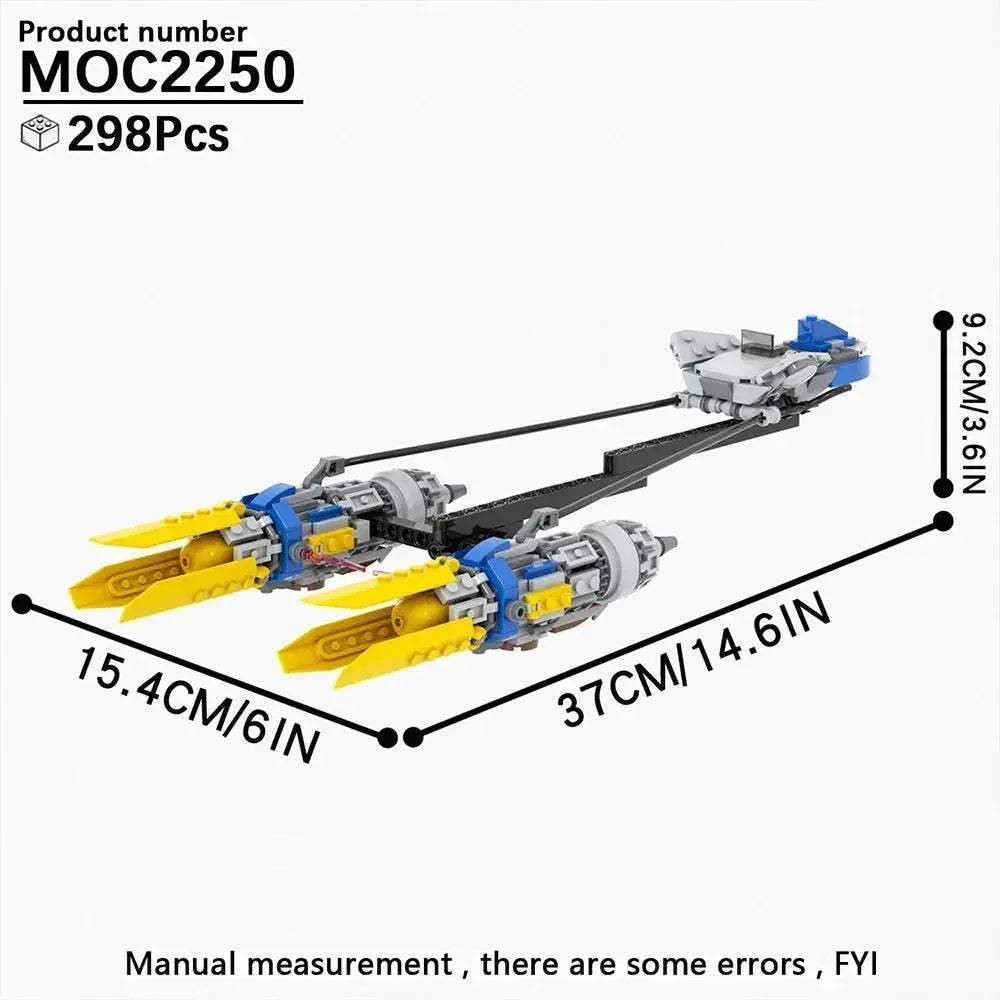 Most Complete Space Wars Speeder Bike Building Blocks Set - ToylandEU