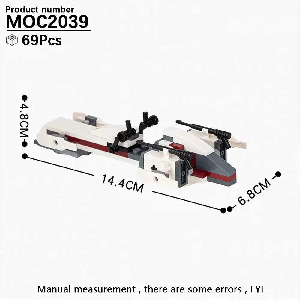 Most Complete Space Wars Speeder Bike Building Blocks Set - ToylandEU