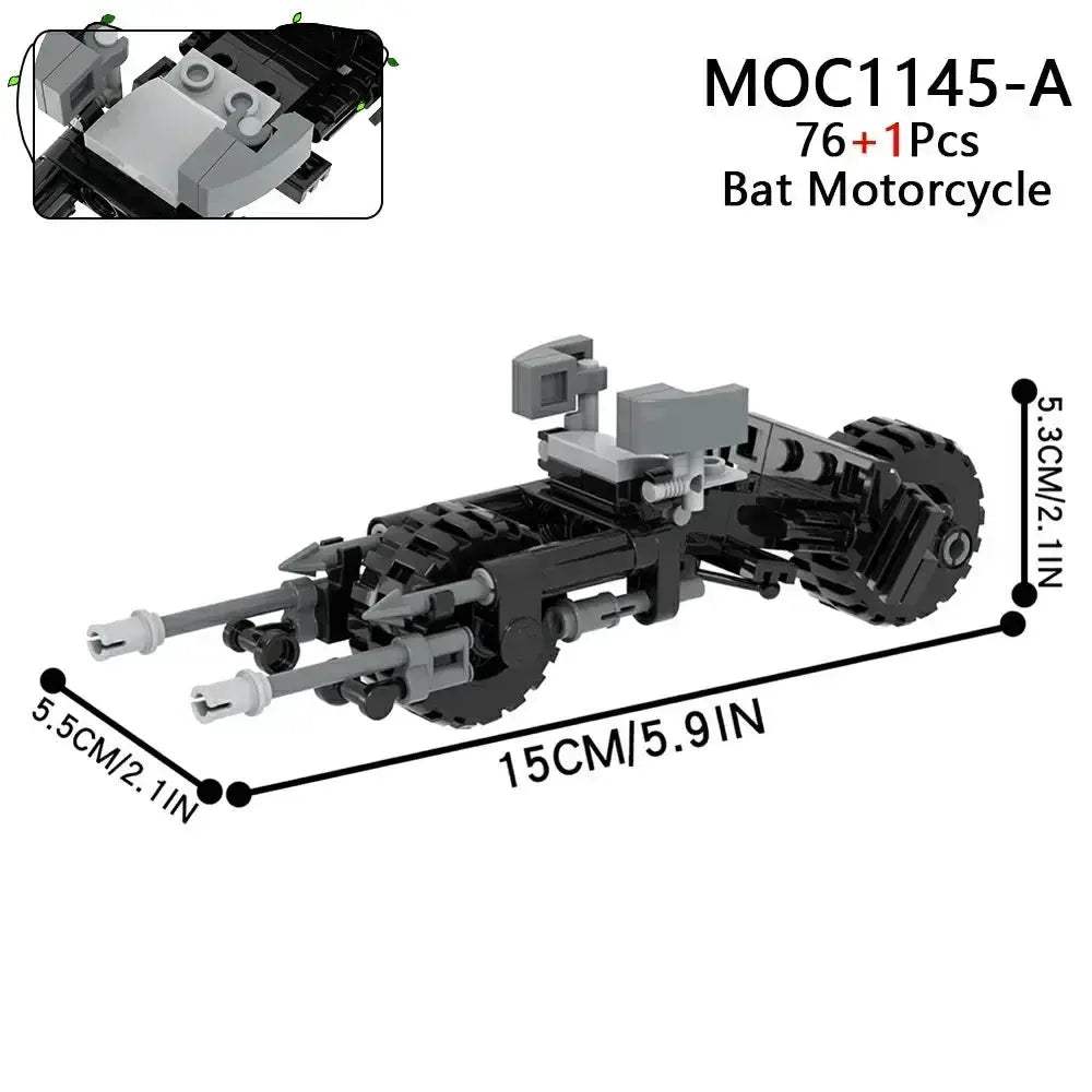 Motorcycle Building Blocks Figure Set For Educational Fun - ToylandEU