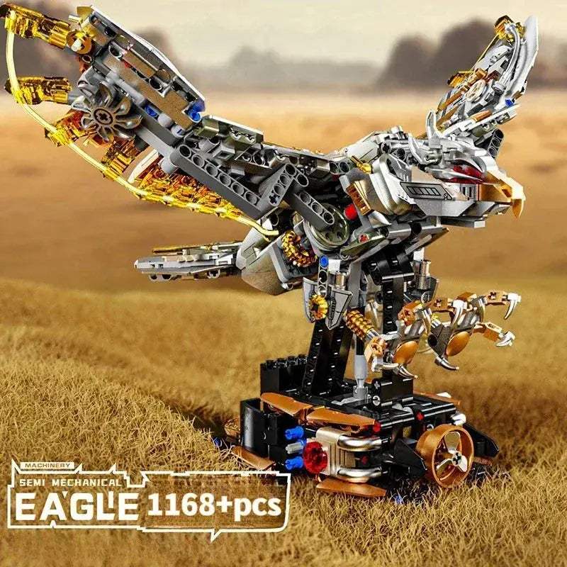 Motorized Mechanical Eagle Building Blocks Kit for Kids - ToylandEU