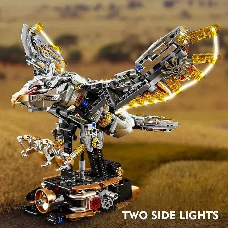 Motorized Mechanical Eagle Building Blocks Kit for Kids - ToylandEU