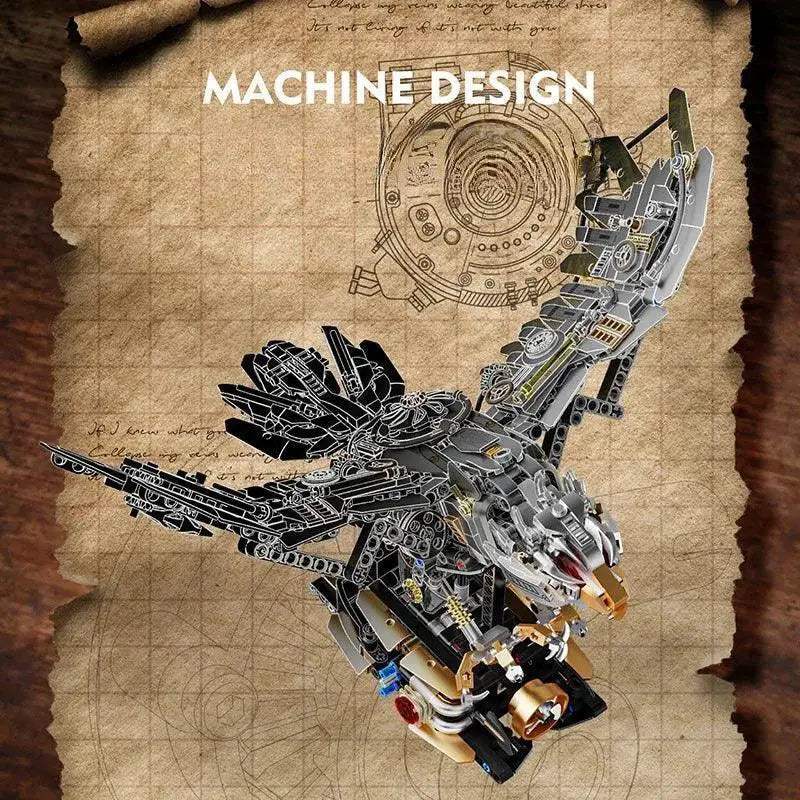 Motorized Mechanical Eagle Building Blocks Kit for Kids - ToylandEU