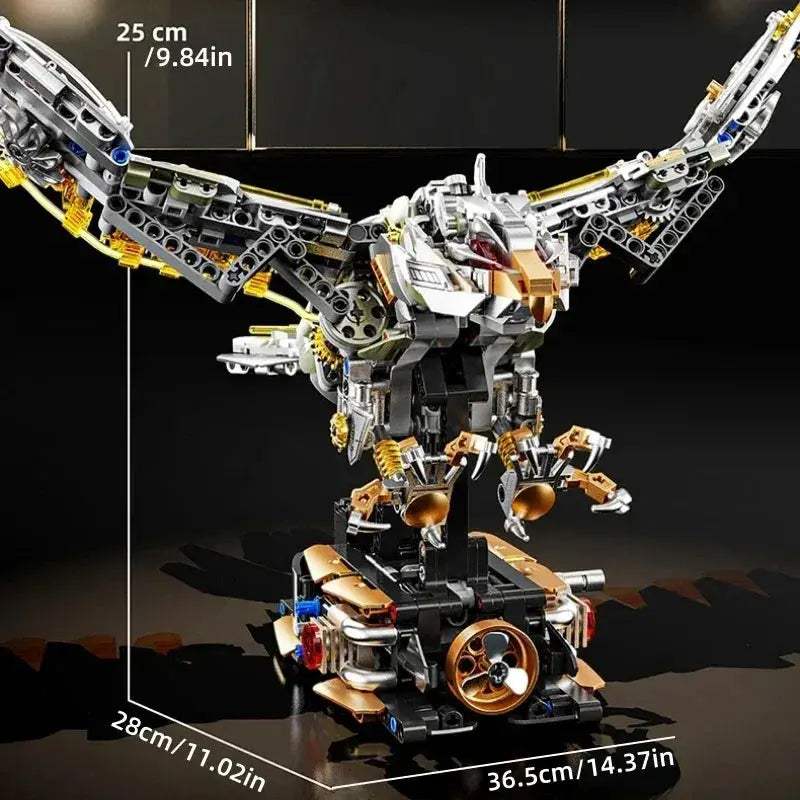Motorized Mechanical Eagle Building Blocks Kit for Kids - ToylandEU
