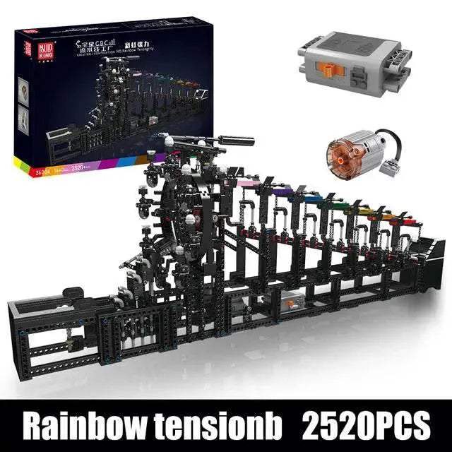 Motorized Rainbow Marble Run Building Blocks - Interactive Fun! - ToylandEU