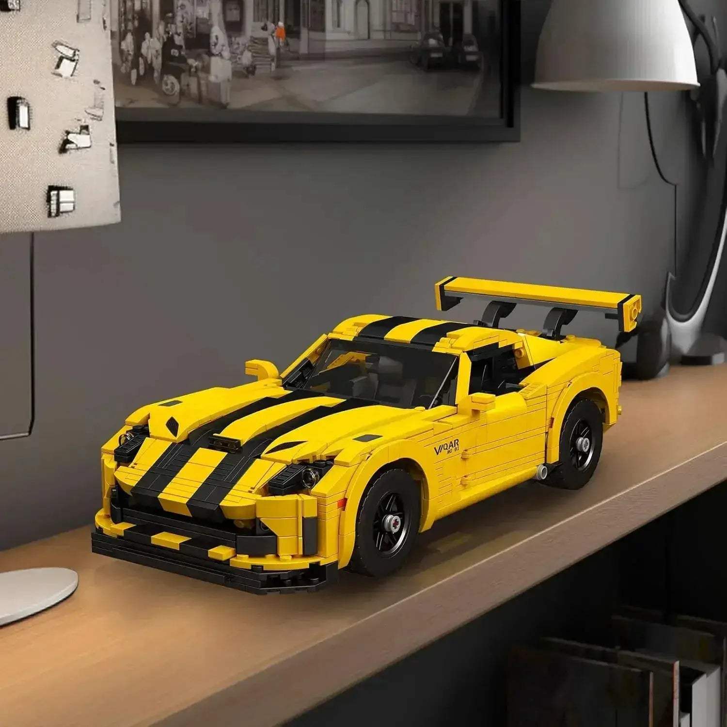MOC Mould King 10046 Creative Viper Supercar Building Blocks - ToylandEU