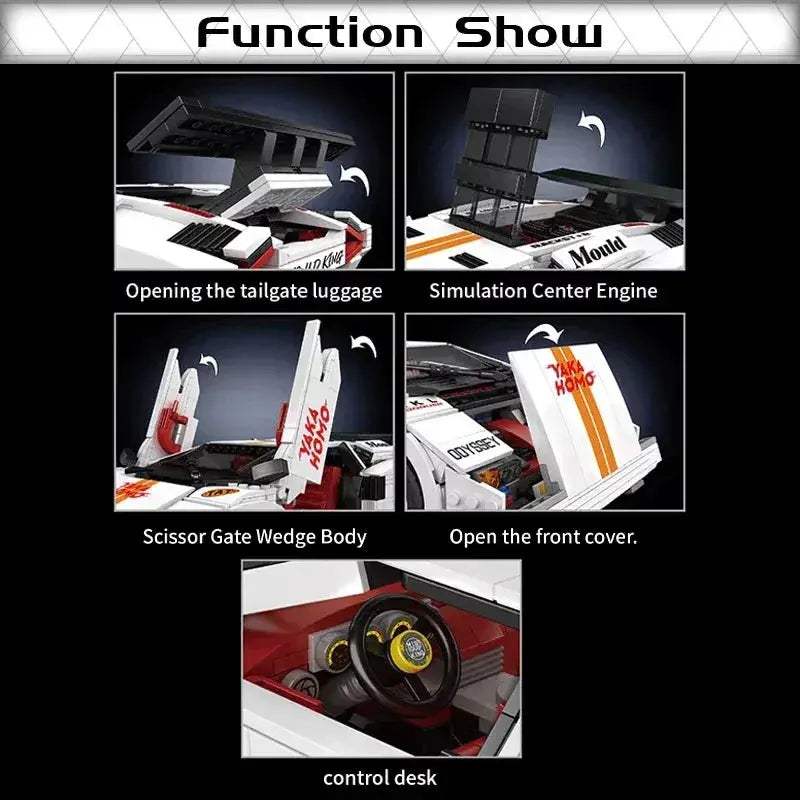 MOC Mould King Classic DIY Racing Car Building Blocks Kit - ToylandEU