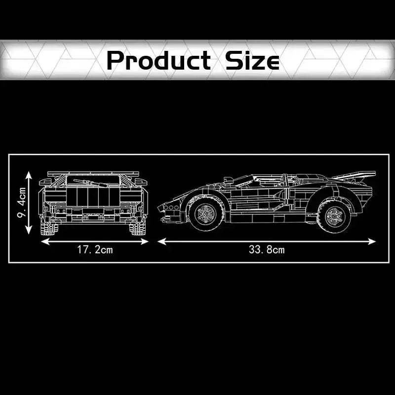 MOC Mould King Classic DIY Racing Car Building Blocks Kit - ToylandEU