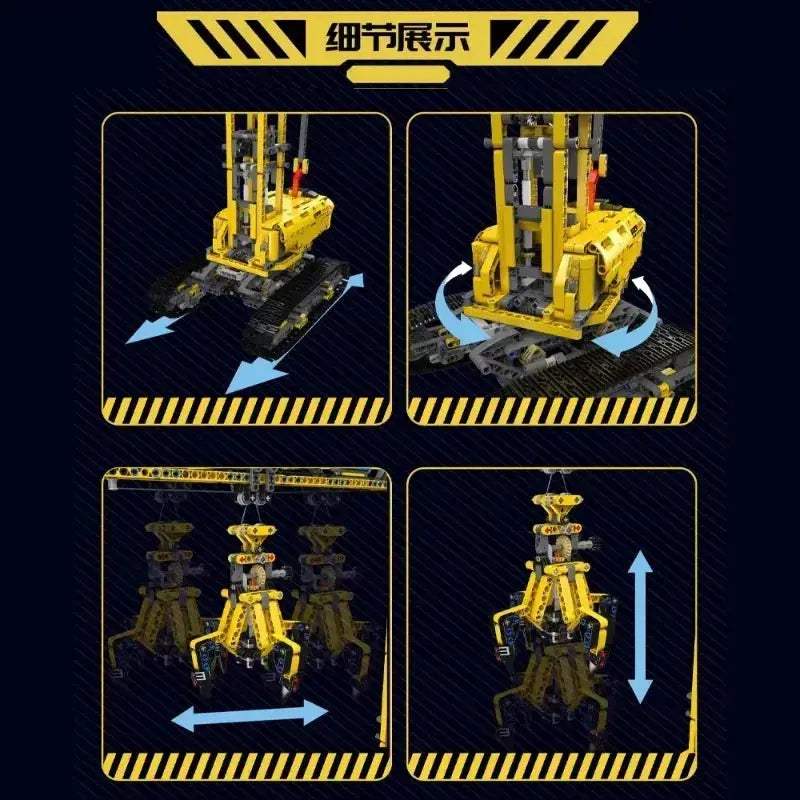 Mould King Tower Control Building Blocks With MK3 Powered Module - ToylandEU