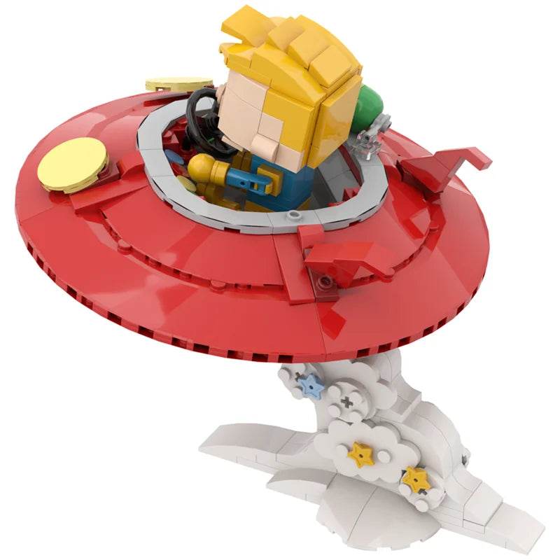 MOC Movable Spaceman Spiff Building Blocks Brick Building Bricks MOC Gift - ToylandEU