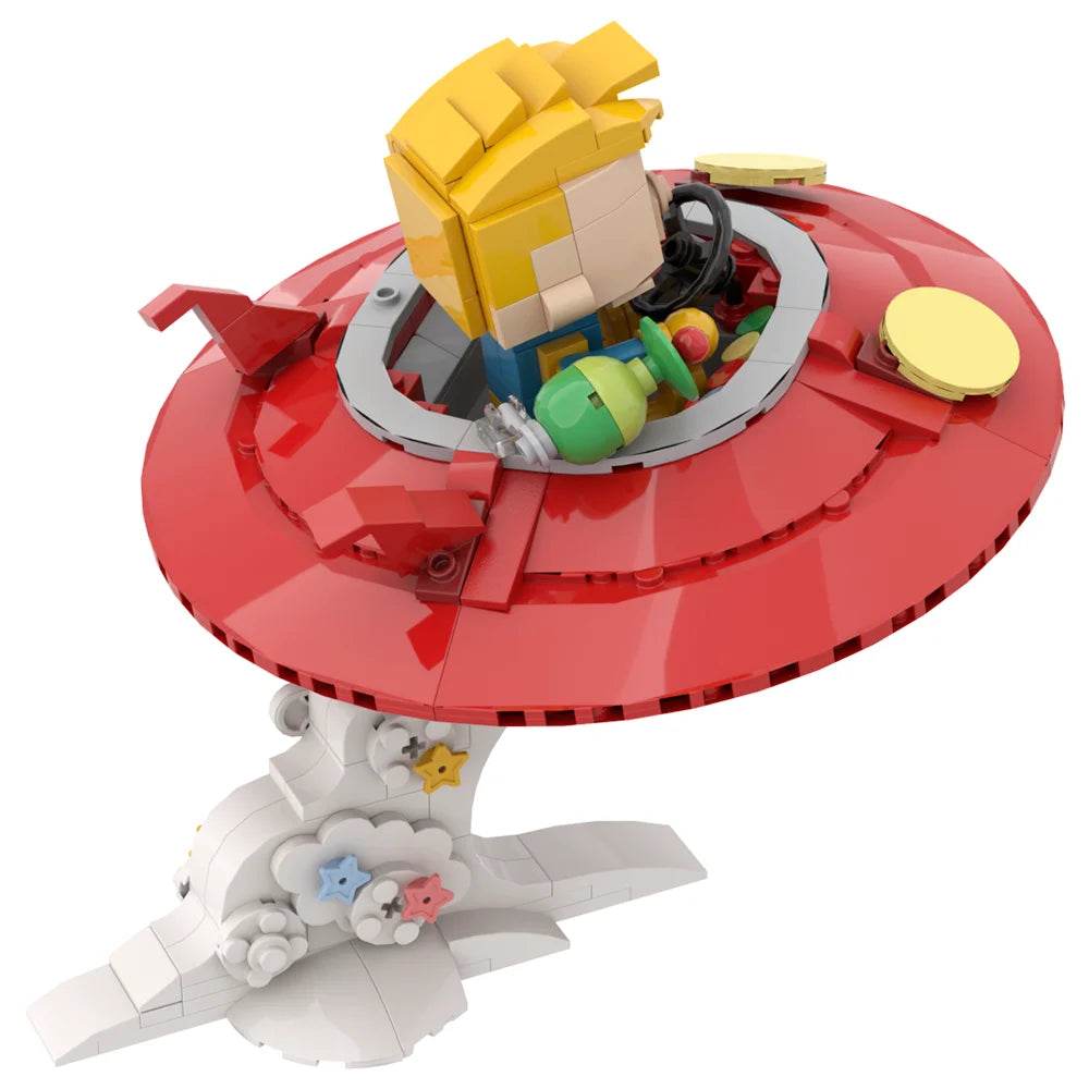 MOC Movable Spaceman Spiff Building Blocks Brick Building Bricks MOC Gift - ToylandEU