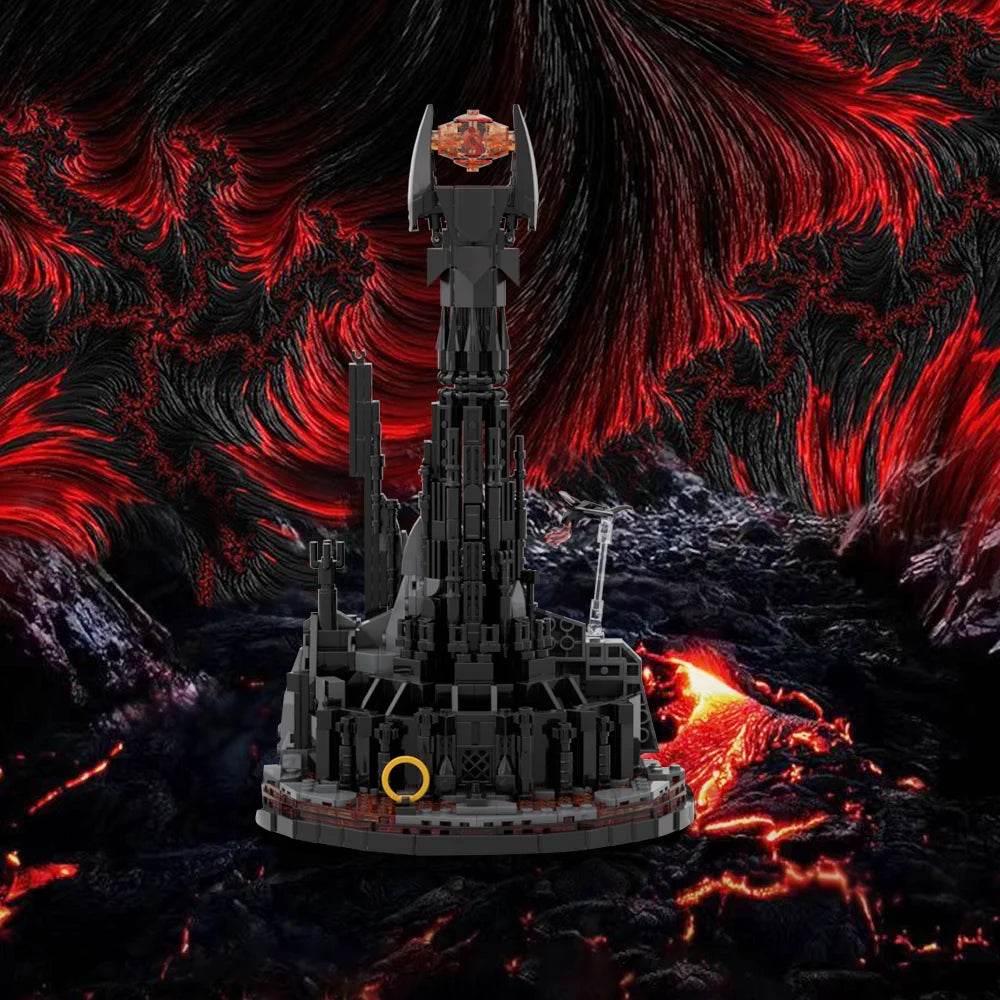 MOC Movie Rings Eye of Sauron Model Bricks LED Toys Building Bricks MOC - ToylandEU