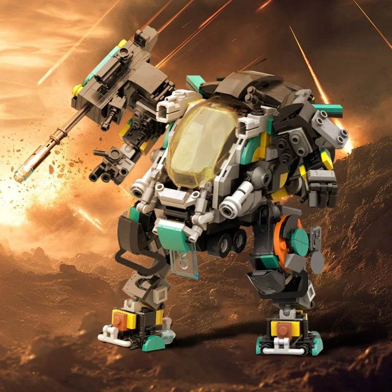 MOC Mr.Double Robot Model Building Blocks Assembly Building Bricks MOC - ToylandEU