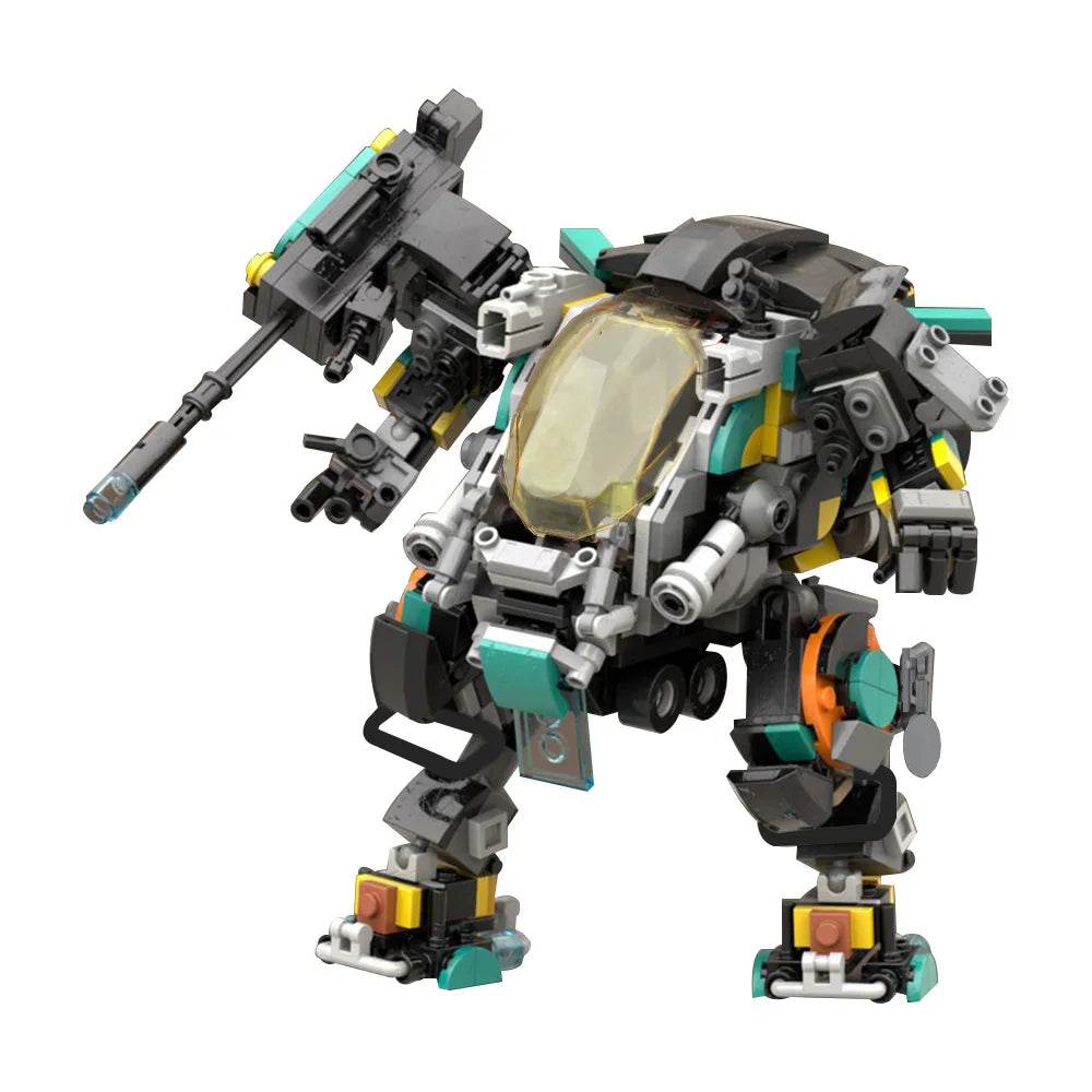 MOC Mr.Double Robot Model Building Blocks Assembly Building Bricks MOC - ToylandEU