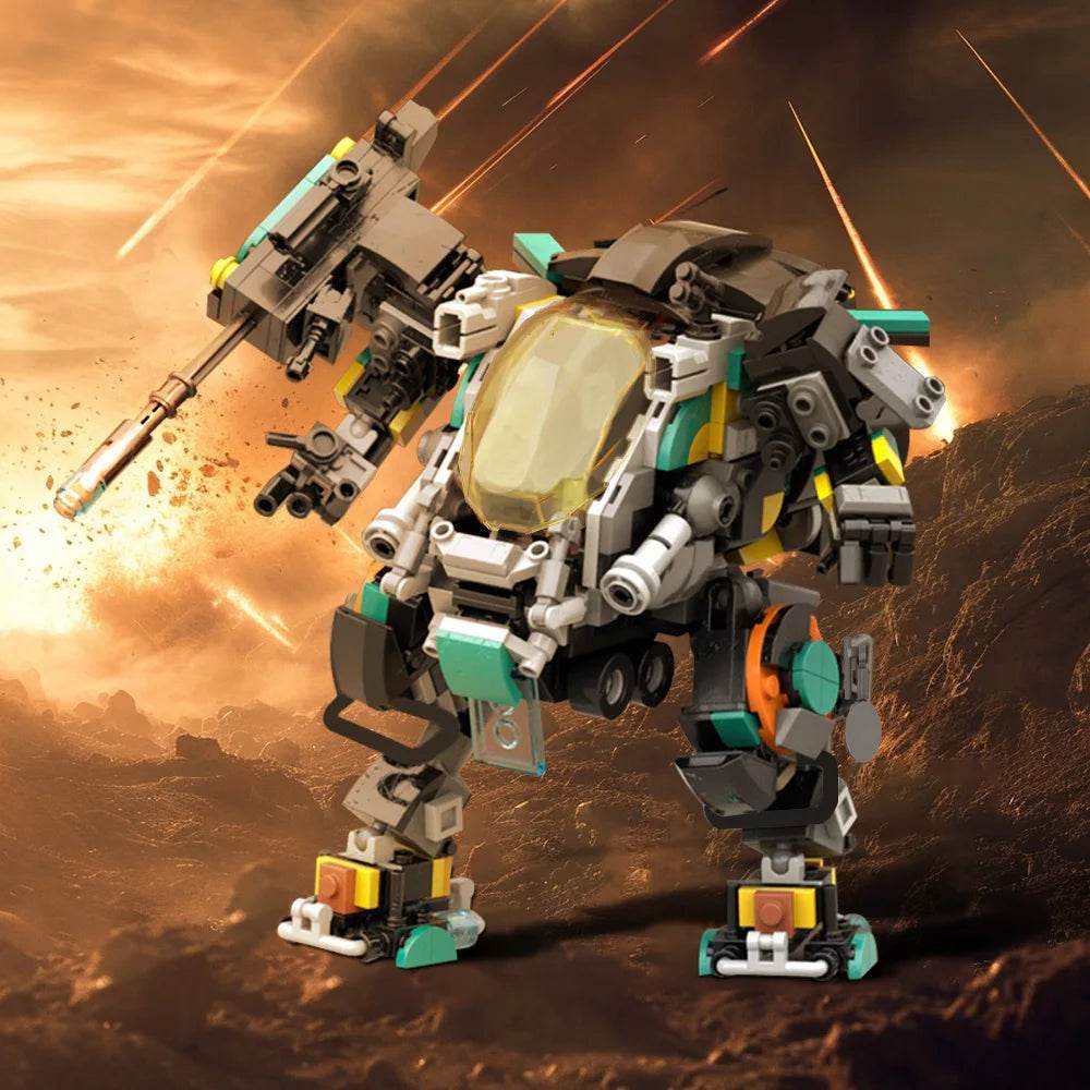 MOC Mr.Double Robot Model Building Blocks Assembly Building Bricks MOC - ToylandEU