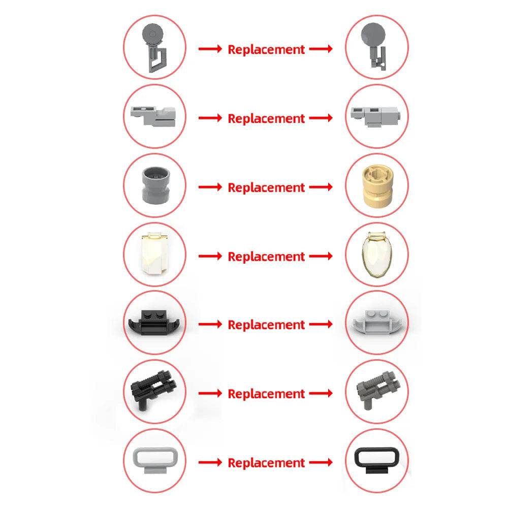 MOC Mr.Double Robot Model Building Blocks Assembly Building Bricks MOC - ToylandEU