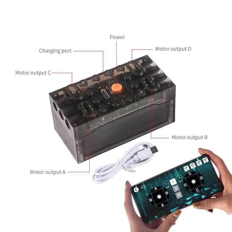  MOC NEW Multifunction 2.4G Bluetooth Lithium Battery Power Unit Upgrade Remote Control Kit Building Block Bricks DIY Particles Toys Building Bricks MOC -  ToylandEU™