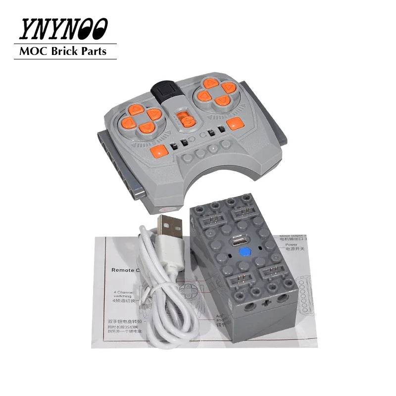 MOC NEW Multifunction 2.4G Bluetooth Lithium Battery Power Unit Upgrade Remote Control Kit Building Block Bricks DIY Particles Toys Building Bricks MOC - ToylandEU